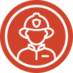 Step3 Icon of a firefighter